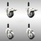 Service Caster 3.5 Inch 316SS Thermoplastic Rubber 3/4 Inch Stem Caster Lock Brake SCC, 2PK SCC-SS316TTLEX20S3514-TPRB-2-S-2-34 - alternate 5